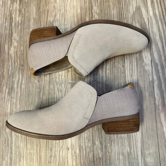 TOMS Shaye Women's Short Boots - Color: Drizzle Gray Suede‎ Leather Size 7 - Picture 5 of 9